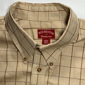 Rochester Clothing Men's Button Down 2XT TALL